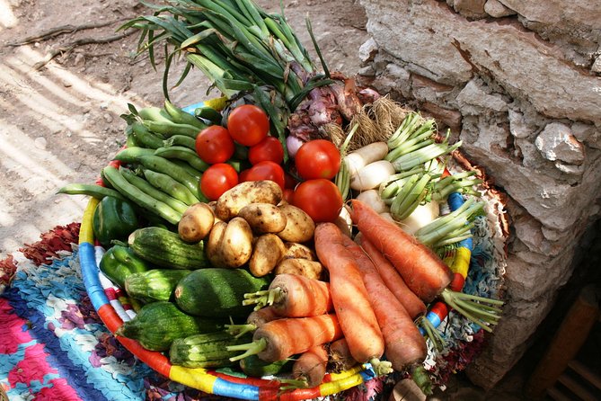 Berber Cooking Class at a Farm in the Countryside & shopping at a rural Souk. - Eating outdoors and finishing with garden tea