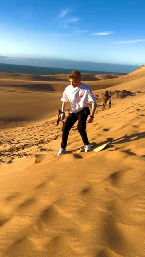 Best Agadir Desert Adventure: Quad Camel Sandboarding & BBQ - Sandboarding first, then free time