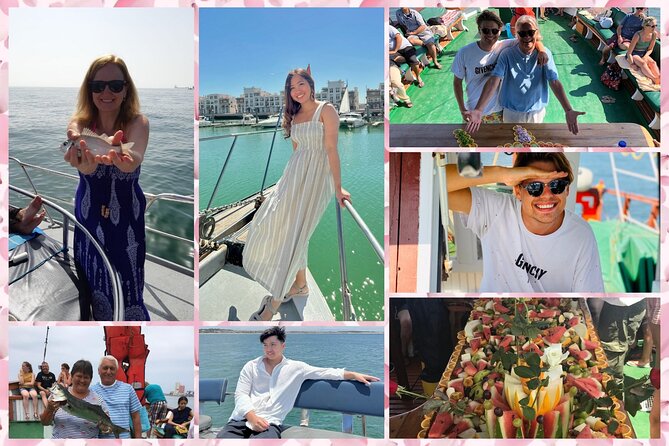 boat trip from 9 am to 3 pm fishing & swimming & barbecue & dessert - A barbecue lunch prepared on board