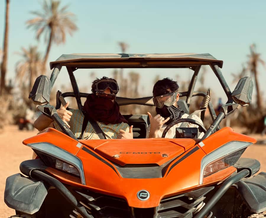 Buggy 1000 cc Adventure in Marrakech Desert - Getting comfortable with a 1000cc side-by-side