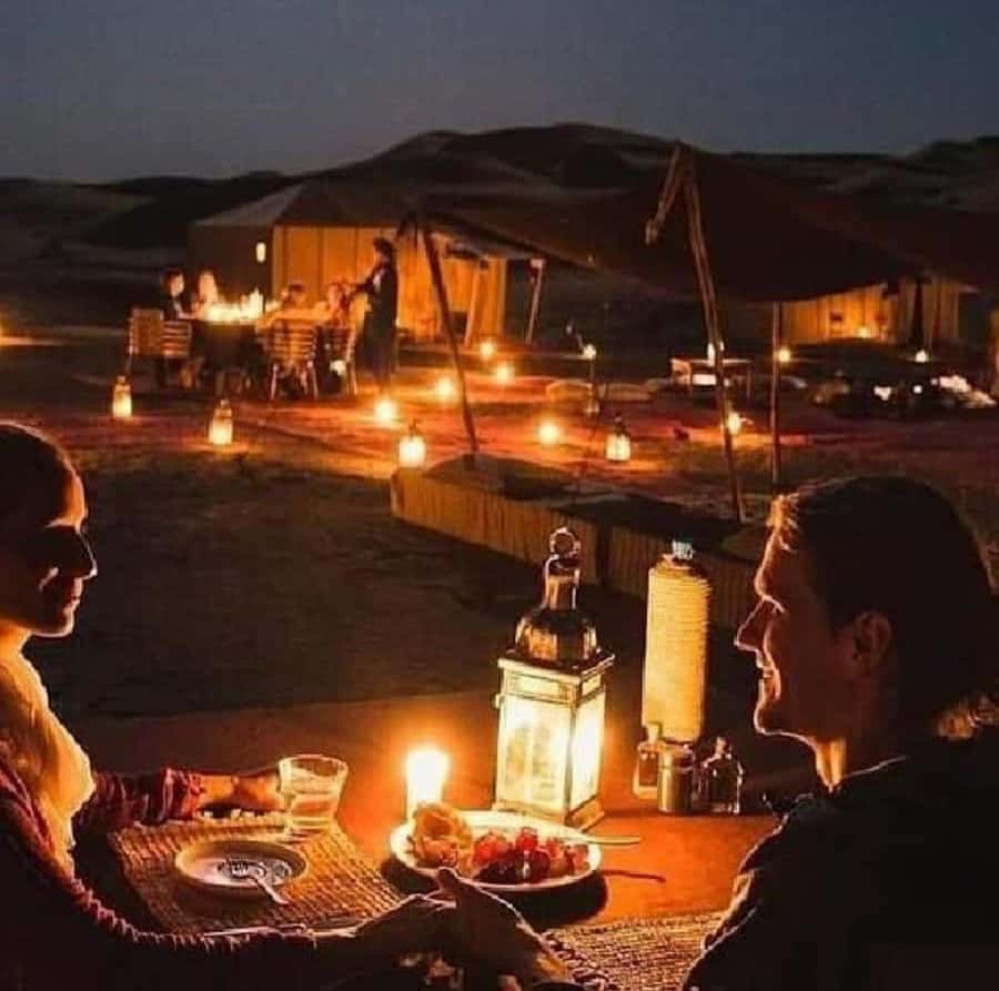 Buggy ride with camels and dinner show in agafay desert - What the $63 price includes
