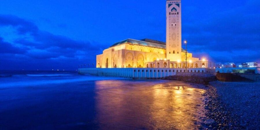 Casablanca: City Tour with Round-Trip Cruise Port Transfers - Hassan II Mosque and the Atlantic beginning