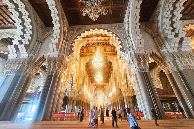 Casablanca Guided Tour of Hassan II Mosque and Arab League Park - Arab League Park adds a quieter half hour