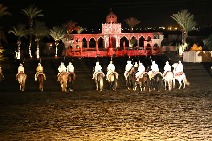 Chez Ali Dinner & Horsemen Show From Marrakech - Pickup from Marrakech and the timing of the night