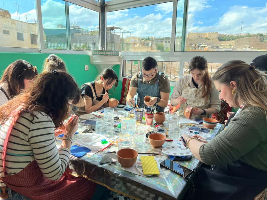 Creative Painting on Fes Pottery - Key points to know before you book