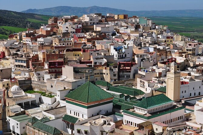 Day Trip from Fes to Meknes, Volubilis, Moulay Idriss - Moulay Idriss and the view from above