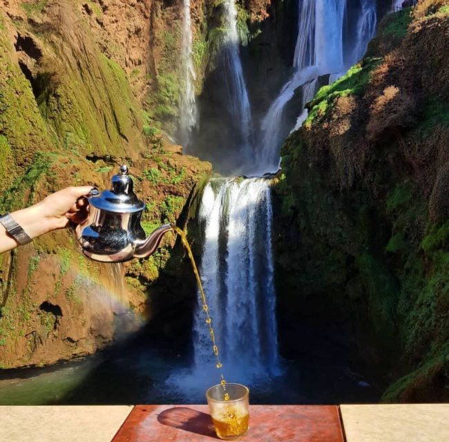 Day trip from Marrakech to Ouzoud Waterfalls - The walk down to the cascades