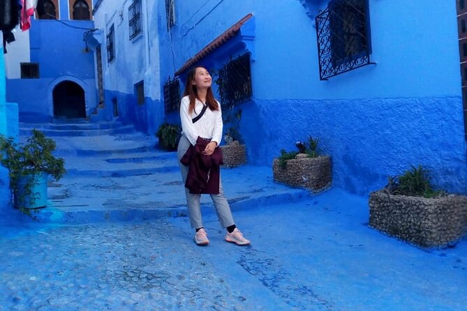 Day Trip to Chefchaouen from Fes Private /Small Group - The panoramic view before Chefchaouen
