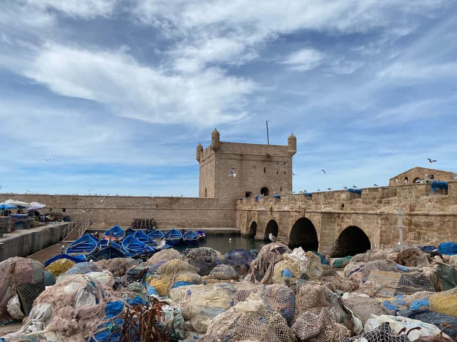 Day trip to Essaouira - First impressions of Essaouira’s port
