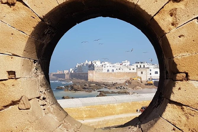 Day trip to Essaouira the portuguese town from Agadir or Taghazout - A Berber village café and the argan oil stop