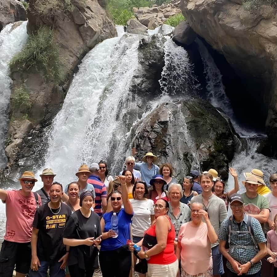 Day Trip to Ourika Valley & Atlas Mountains with Lunch - Walking through Ourika Valley toward Setti Fadma