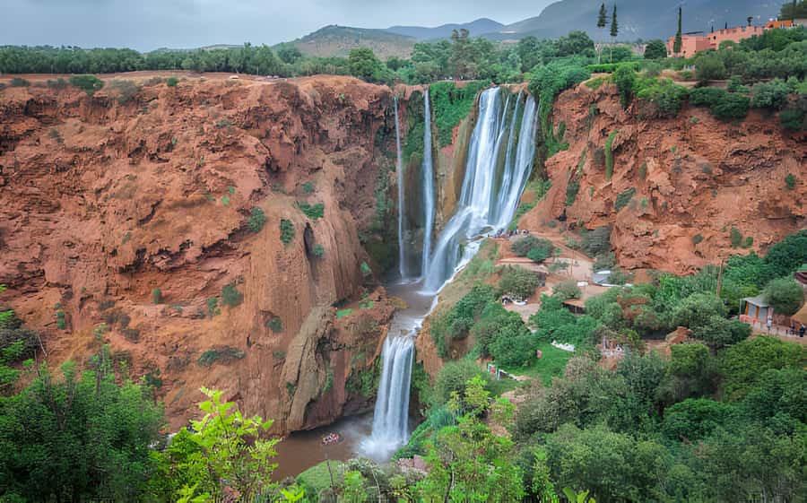 Day Trip To Ouzoud Waterfalls (Guide Hik & Boat option) - The boat ride under the spray