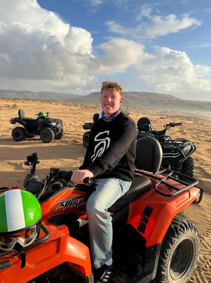 Desert & Beach Quad Adventure With Camel Ride - Mint tea, pastries, and a proper pause