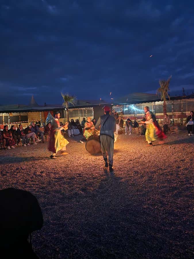 Desert night : ATV, Camel Trek sunset views & Dinner show - Sunset over the open desert