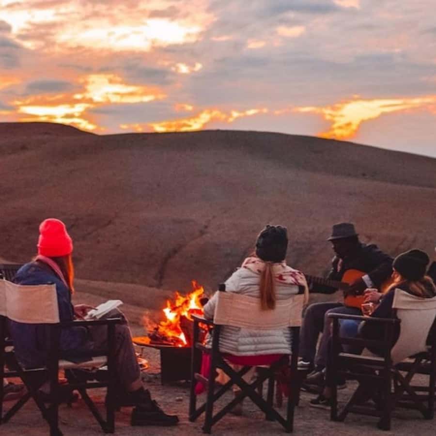 Desert night : ATV, Camel Trek sunset views & Dinner show - Sleeping in a private desert tent