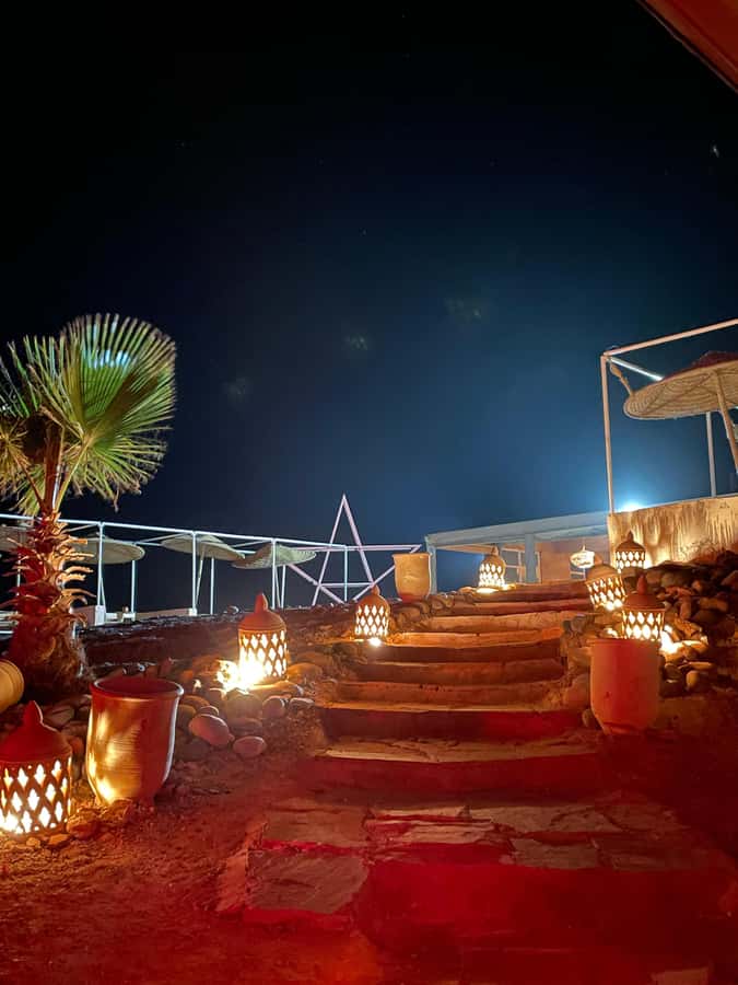 Dinner Show at Agafay desert & Traditional Outfit Photoshoot - The show: music, dance, and fire