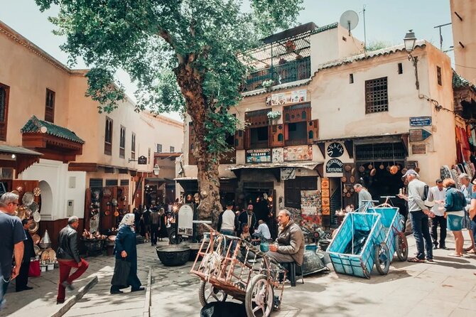 Discover Fez and it’s hidden secrets with a local - Al-Attarine Madrasa, a small building with a big visual payoff