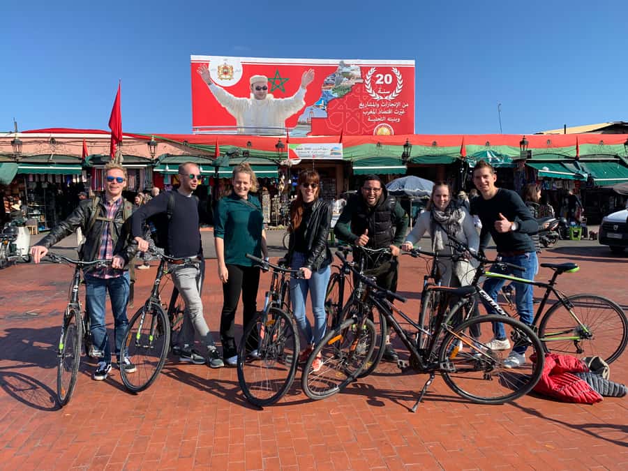 Dutch Bike Tour in Marrakech with Local Guide - Place des Ferblantiers and the southern medina