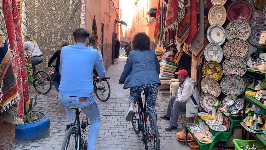 Dutch Bike Tour in Marrakech with Local Guide - From modern Marrakech toward the old medina
