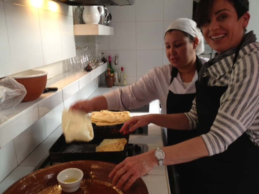 Edgy 8 Dish Private, Fusion Cooking Class, Menu Plan, Market - Choosing ingredients in the Marrakesh souk
