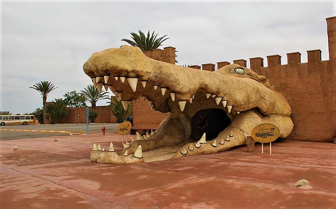 Effortless Agadir Crocoparc Ticket and Transfer Service - Following the paths through 300 crocodiles