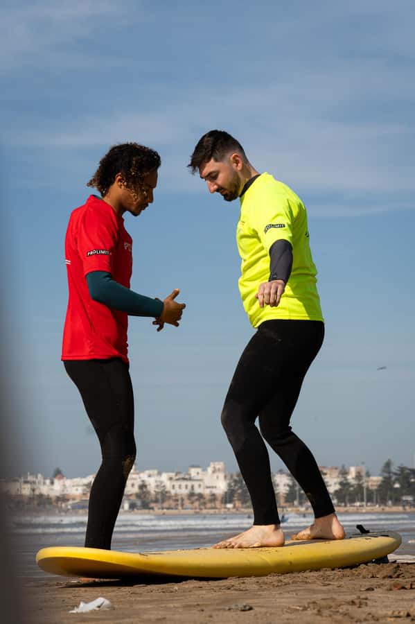 Essaouira: Surf Lesson with changing rooms & Hot showers - Starting at Flyin’ Surf, just 50 meters from the sand