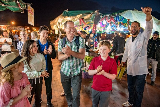 Evening Marrakech: Gastronomic and Market Tour Inside the Medina - Start at Djemaa El Fna as Marrakech wakes up for the night