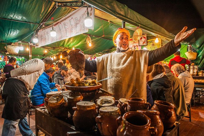 Evening Marrakech: Gastronomic and Market Tour Inside the Medina - Dinner in Djemaa El Fna finishes the evening