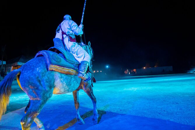 Fantasia Dinner Show Chems Ayour Agadir with Convenient Transfers - A Moroccan evening built around dinner and spectacle