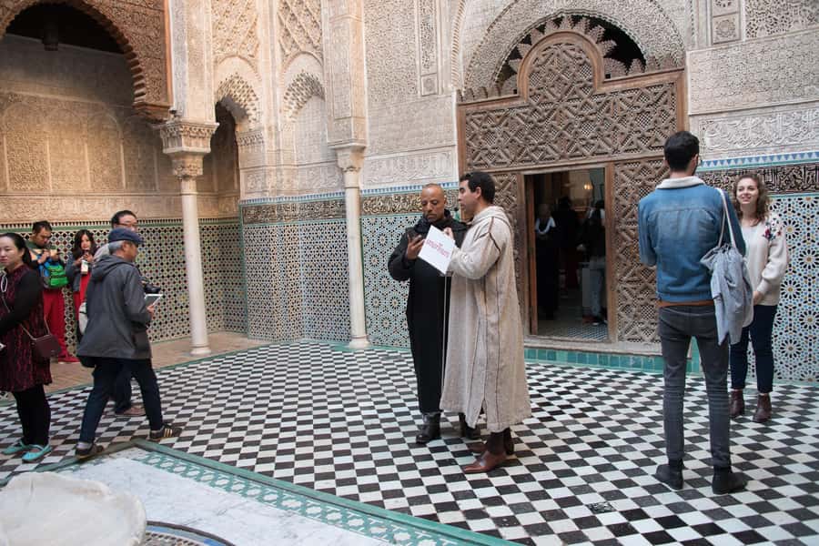 Fes: Bou Inania Madrasa, Museum, Tannery, Souk & Medina Tour - Pottery and zellige, the final craft lesson