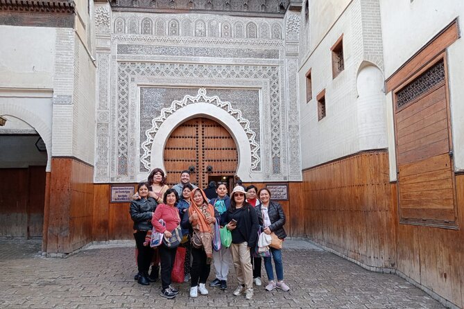 Fes Medina Walking Tour - Nejjarine Fountain and a pause in the Medina