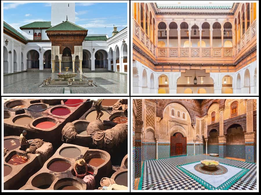 Fes: Royal Palace, Madrasa, Tannery & Souks and Medina Tour - Bou Inania and Al Attarine: the architectural center