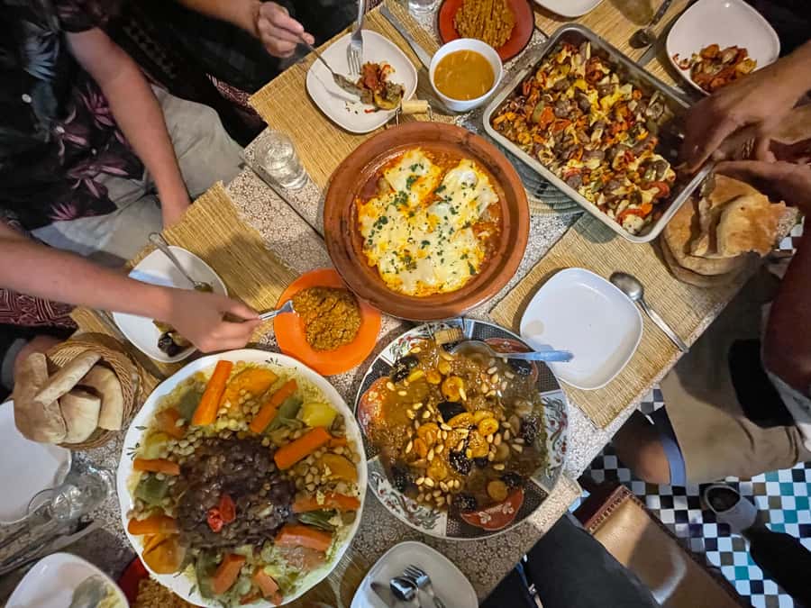 Fez: Souk Tour and Traditional Home Cooking Class - Walking from Dar Sunrise into the local souk