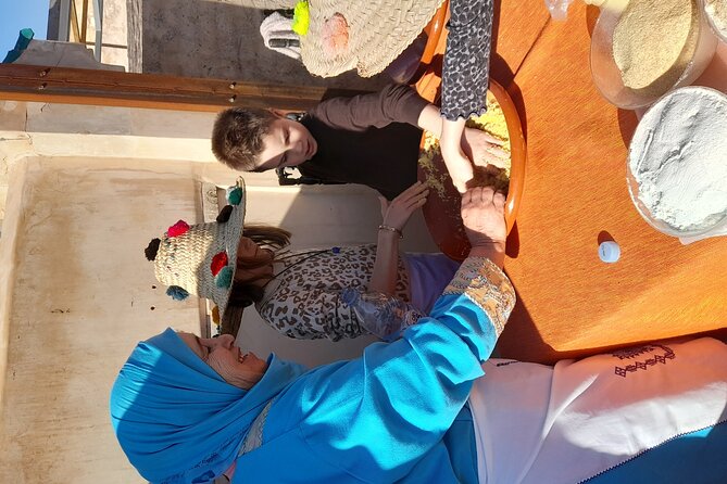 Fez view cooking with grandmother - Shopping for ingredients at a local market