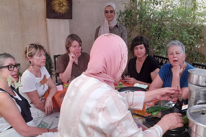 Fez view cooking with grandmother - Cooking with grandmother Fatima on the roof