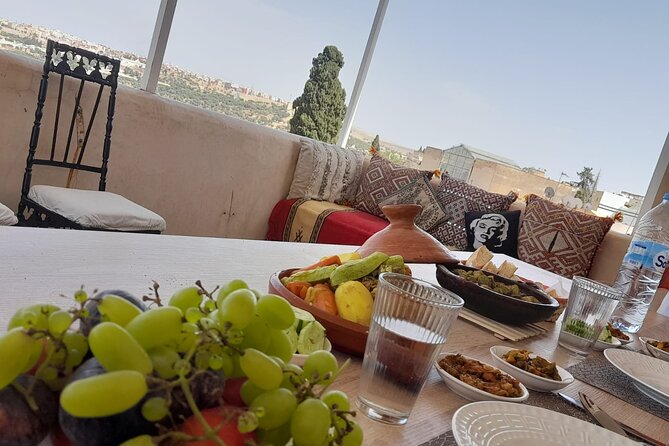 Fez view cooking with grandmother - Preparing a Moroccan meal step by step
