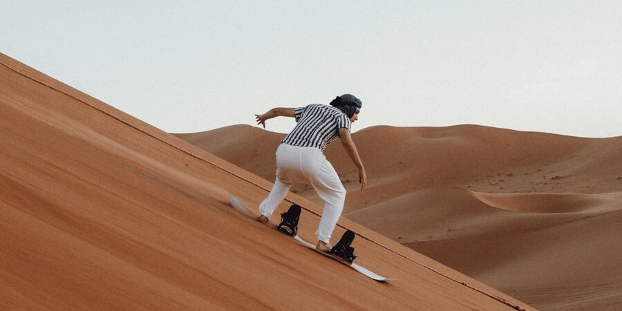 From Agadir: 3-Day Desert Tour to Marrakech - The Erg Chebbi camp: sunset, sandboarding, and drums