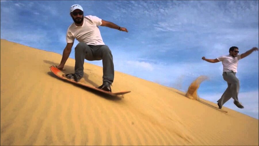 From Agadir or Taghazout: Desert Sand Boarding Tour w/ Lunch - A 2 PM start along Morocco’s Atlantic coast