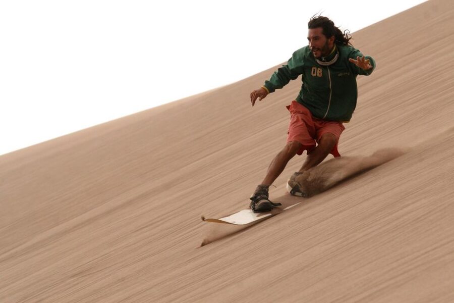 From Agadir or Taghazout: Desert Sand Boarding Tour w/ Lunch - Reaching the dunes beside the beach