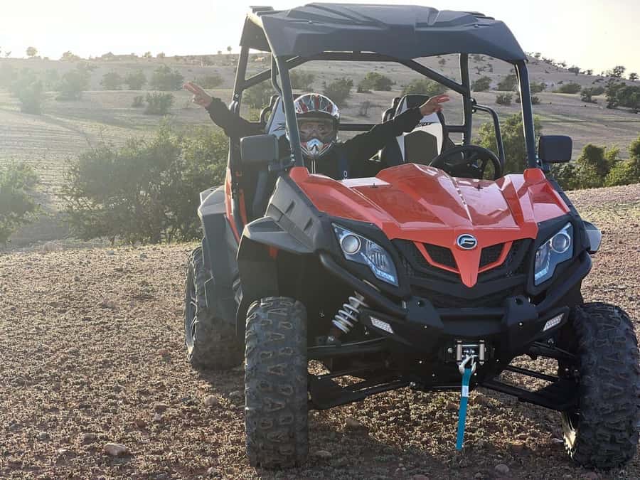 From Agadir/Taghazout: Buggy Safari Adventure & Moroccan Tea - Getting comfortable before the two-hour ride