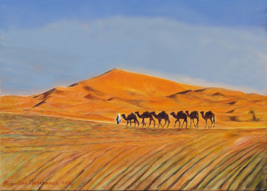 From Agadir/Taghazout: Sahara Sand Dunes with Transfer - Sunset at the meeting point of sand and sea