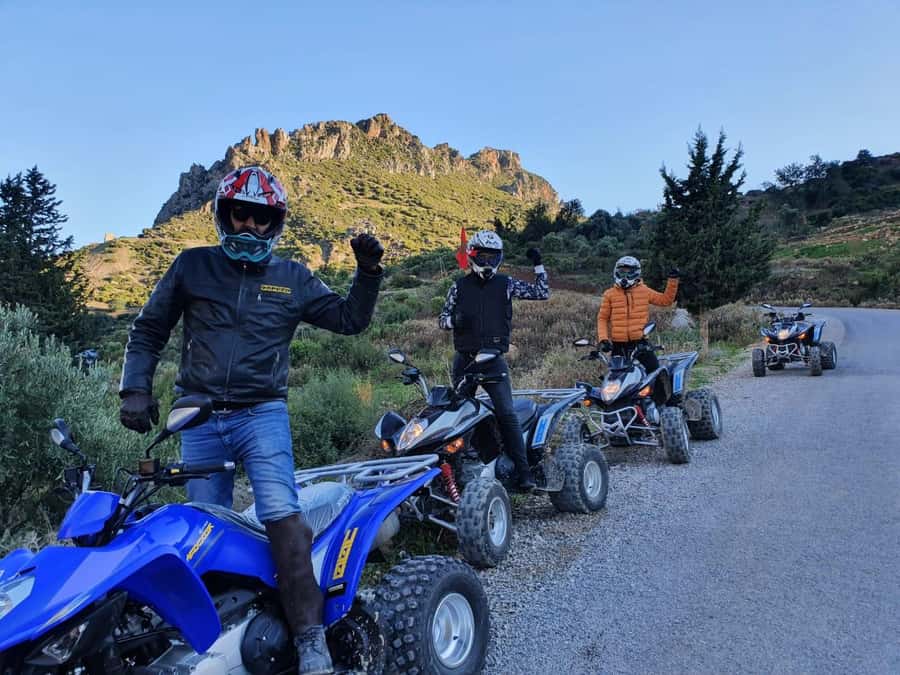 From Chefchaouen: ATV-Quad Guided Tour to Akchour Waterfall - Leaving Chefchaouen by quad