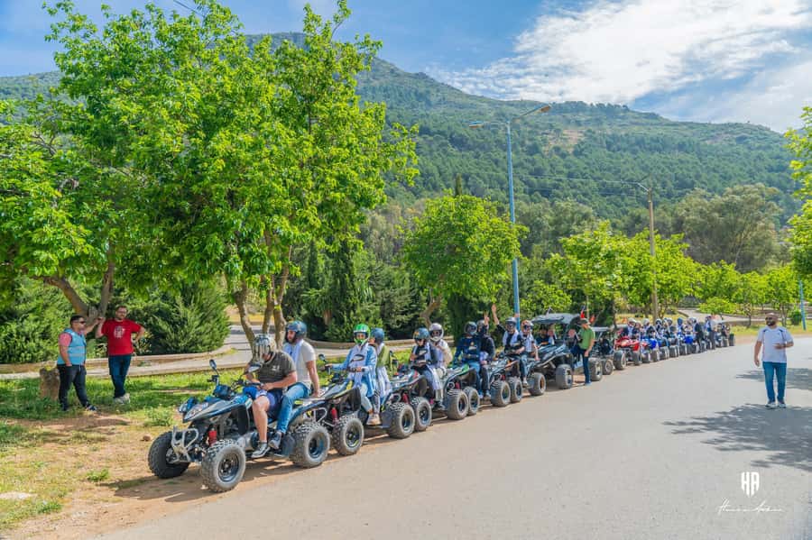 From Chefchaouen: ATV-Quad Guided Tour to Akchour Waterfall - The return ride and photo opportunities