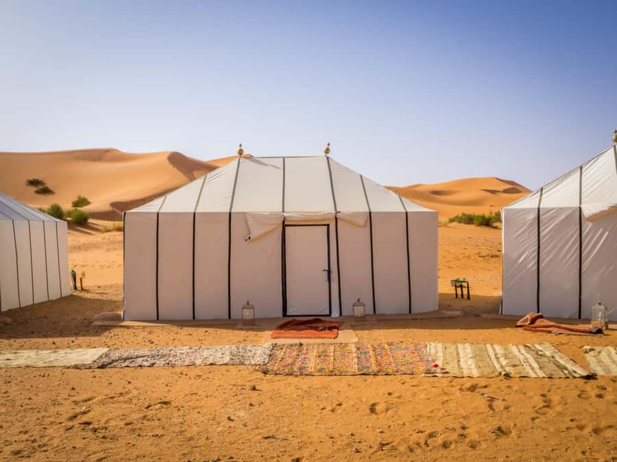 From Fes: 3-Day 2-Night Desert Tour to Marrakech - The Erg Chebbi camel ride and desert camp