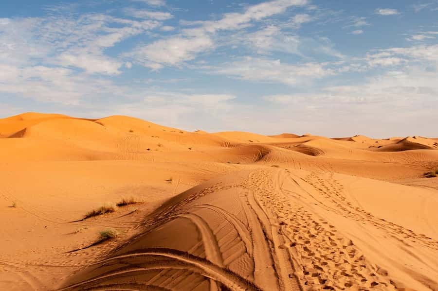 From Fes: 3-Days 2-Nights Desert Tour to Marrakech - Arriving in Merzouga by camel at sunset