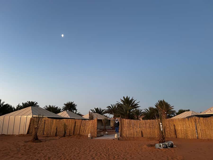 From Fes: 3 Days and 2 Nights Desert Trip to Marrakech - Arriving at Erg Chebbi for the camel ride
