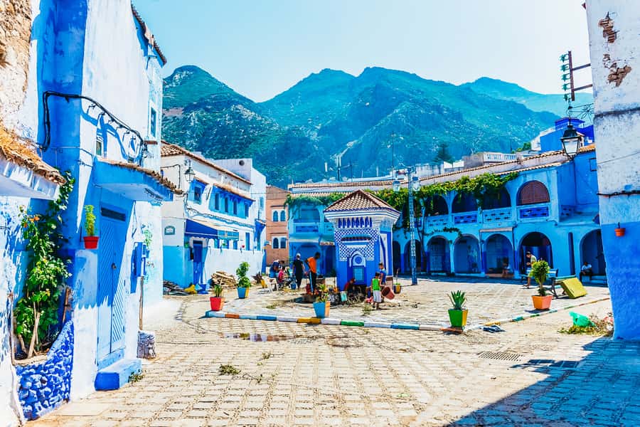 From Fez: Day Tour to the Blue Town of Chefchaouen - Plaza Uta el-Hammam and the Kasbah