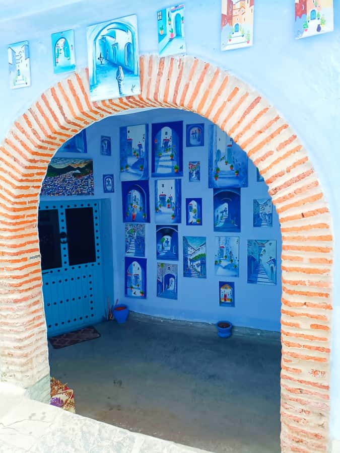 From Fez : Memorable Day Trip to Chefchaouen the Blue City - The View Above the Blue City