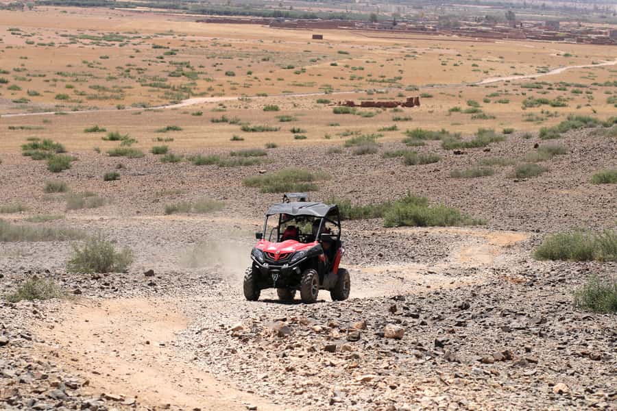 From Marakkesh: Half Day Buggy Adventure in Agafay Desert - The safety briefing and your first 800cc track