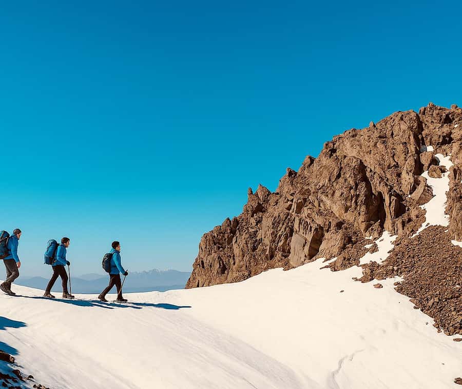 From Marrakech: 3-Day Mount Toubkal Climbing Trek - Day two: the long climb to Aguelzim Pass
